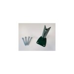 Kit platine poteau à encoches vert + visserie - jardimalin Kit platine poteau à encoches vert + visserie - jardimalin