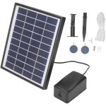 Kit de pompe  air de fontaine de panneau solaire rglable de pompe de bassin micro solaire de 10v 6w ...