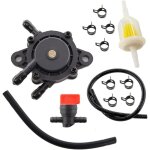 Kit de pompe � carburant + robinets d'essence + filtre + tuyau + pinces pour honda gc135 gc160 gc190 ...