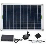 Kit pompe � eau solaire, 800l / h faible bruit pompe fontaine solaire submersible, 12v 50w panneau solaire ...