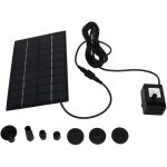 Kit de pompe � eau solaire 9v 1. 8w montage facile pompe de bassin solaire � mailles anti - colmatage ...