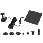 Kit pompe  eau submersible avec panneau solaire - pour fontaine, rocaille, tang - nergie verte et ...