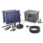Solairepratique - kit pompe solaire bassin avec filtre premium 3400l - 100w substitution