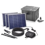 Solairepratique - kit pompe solaire bassin avec filtre gros dbit premium 5000l - 150w