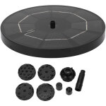 Kit de pompe solaire pour fontaine d'ext�rieur (bassin), 3 w, diam�tre 180 mm (7, 09 po), hauteur maximale ...