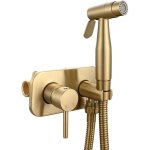 Kit de pulv�risateur de bidet � main, jet de lavage de toilettes � poign�e unique avec si�ge d'eau chaude ...