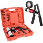 Kit purgeur de frein � d�pression, purge liquide de frein avec pompe � vide, testeur de pression et adaptateur ...