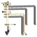 Kit raccordement gauche