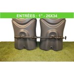 Kit de raccordement rigide pour rcuprateurs d'eau de pluie (filetage 1  - 26x34)