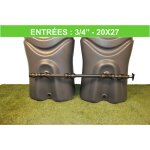 Kit de raccordement rigide pour rcuprateurs d'eau de pluie (filetage 3 / 4  - 20x27)