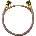 Kit de raccordement de tuyau comprenant un tuyau en pvc 4 couches de 1, 5 m, 2 connecteurs rapides d'extr�mit� ...