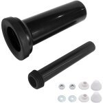 Kit de raccordement pour wc mural 300 mm - joint d'coulement - tuyau de chasse avec capuchons (tuyau ...