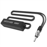 Kit radio st�r�o �lectronique avec c�ble d'antenne amplifi�e dissimul�e am / fm 12 v pour voitures, camions, ...