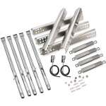 Kit de remplacement pour barbecue en acier inoxydable 304 pour mod�les charbroil 4 5 br�leurs 463347519 ...