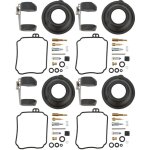 Kit de rparation de carburateur 4 pices kit de rvision de reconstruction de carburateur en mtal et ...
