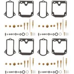 Kit de r�paration de carburateur de moto 4 pi�ces ensemble de r�vision de reconstruction de carburateur ...