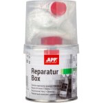 Kit de rparation - carrosserie - rsine polyester + fibre de verre + durcisseur - app