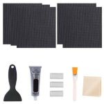 Kit de r�paration de meubles de trampoline, patchs carr�s, rectangulaires, ronds r�pare les fissures ...