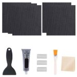 Kit de r�paration de meubles de trampoline, patchs carr�s, rectangulaires, ronds r�pare les fissures ...