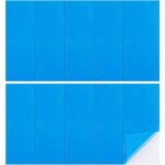 Kit de r�paration piscine pvc, 10 feuilles 25x10 cm, patch autocollant pour kayaks, bateaux gonflables, ...