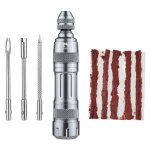 Kit de rparation de pneus de vlo tubeless portable, compatible vtt et vlo de route