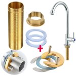 Kit de rparation de robinet, kit d'accessoires de fixation de filetage en laiton pour la rparation ...