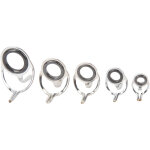 Kit de r�paration de scion de canne � p�che 5 pi�ces, anneaux en c�ramique et acier inoxydable, pour ...