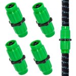 Kit de r�paration de tuyaux d'arrosage extensibles, 4 ensembles, connecteurs m�les et femelles � double ...