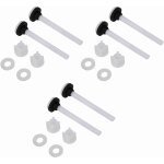 Kit de r�paration wc : 3 paires de vis fixation r�servoir pour toilette, boulons et accessoires de remplacemen ...