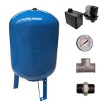 Kit réservoir vessie aquasystem vertical 200l - 1''1 / 4 Kit réservoir vessie aquasystem vertical 200l - 1''1 / 4
