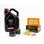 Kit r�vision filtres bougies pour bmw r 1200 rt abs de 2010 � 2014 - motul 5100 15w50 4l