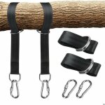 Kit de sangle de balan�oire d'arbre avec deux mousquetons en acier inoxydable pour cintres de pneus, ...