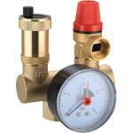 Kit de s�curit� ballon d'eau chaude, raccord filet� 1' et 3 / 4' 6 bar, avec clapet anti - retour, vanne ...