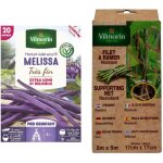 Kit semis haricot grimpant melissa 20m + filet � ramer jute - 2m x 5m vilmorin