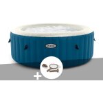 Intex - kit spa gonflable purespa blue one rond bulles 2 / 4 places + kit d'entretien