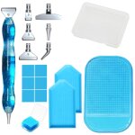 Kits de stylos pour peinture diamant, pointes de stylo en acier inoxydable