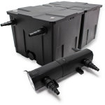 Sunsun - wiltec kit complet: cbf - 350b filtre de bassin jusqu' 60000 l biologique, cuv - 224 lampe ...
