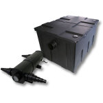 Wiltec - kit complet: cbf - 550 filtre de bassin jusqu' 60000 l biologique, cuv - 236 lampe uv uvc clarificat ...