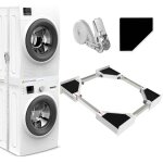 Kit de superposition universel, accessoires pour lave - linge / s�che - linge, cadre interm�diaire universel ...
