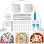 Kit de support d'arc de ballon sac � eau base hexagonale tuyau en acier 15 sections tige de fibre pompe ...
