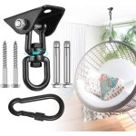 Kit de suspension pour hamac, crochets de suspension robustes, en acier inoxydable de 544. 3 kg, rotation ...