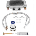 Kit de syst�me de radiateur de refroidissement d'huile de refroidisseur d'huile de moteur de moto gy6 ...