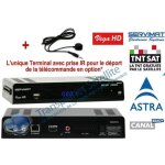 Kit terminal tntsat vega hd pvr avec cordon infrarouge et cordon hdmi offert