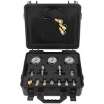 Kit de test de pression hydraulique, 3 tuyaux de test, 11 raccords de test, 10 connecteurs en t, ensemble ...