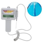 Kit de testeur de compteur d'eau de chlore ph, moniteur numrique portable d'analyse de la qualit de ...