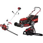 Einhell - kit thermique jardin ? tondeuse 56 cm, dbroussailleuse, taille - haie, trononneuse