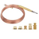 Kit de thermocouple de gaz, m6x0. 75 adaptateur de kit de remplacement de foyer de thermocouple de cuisinire ...
