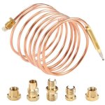 Kit thermocouple universel 1500mm pour cuisini�re gaz m6x0. 75 avec �crou de remplacement d�bordement ...
