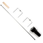 Kit tournebroche 63 cm pour barbecue