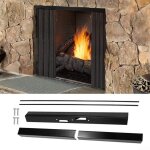 Kit de tringle � rideau r�glable pour chemin�e, tringle � rideaux et cantonni�re, kit de tringle � rideau ...